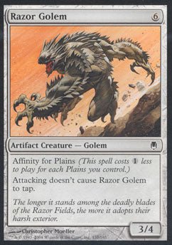 Razor Golem (Darksteel) Light Play - Nick Nack's Full Frontal Attack