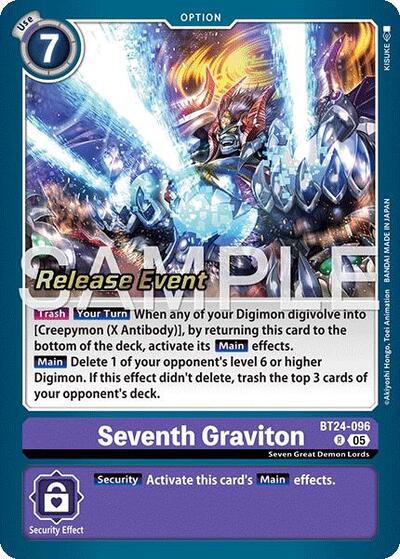 Seventh Graviton (Time Stranger Release Events Cards) Near Mint