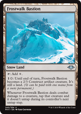 Frostwalk Bastion (Modern Horizons) Near Mint - Nick Nack's Full Frontal Attack