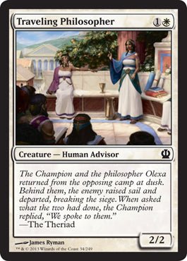 Traveling Philosopher (Theros) Near Mint - Nick Nack's Full Frontal Attack