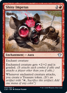 Shiny Impetus (Commander 2020 Ikoria) Near Mint - Nick Nack's Full Frontal Attack
