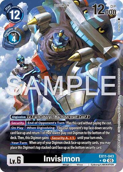 Invisimon (Box Topper) (Dawn of Liberator) Near Mint Foil - Nick Nack's Full Frontal Attack