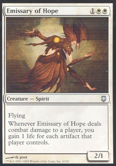 Emissary of Hope (Darksteel) Light Play - Nick Nack's Full Frontal Attack