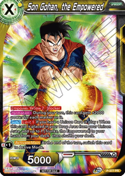 Son Gohan, el Empoderado (P-377) [Tarjetas de Promoción] 