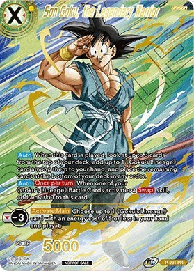 Son Goku, le guerrier légendaire (estampillé or) (P-291) [Cartes de promotion] 