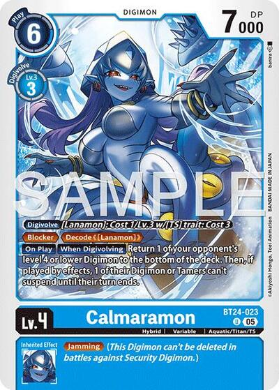 Calmaramon (Time Stranger) Near Mint - Nick Nack's Full Frontal Attack