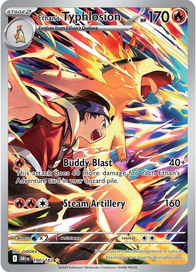Ethan's Typhlosion - 190 (SV10: Destined Rivals) Near Mint Holofoil