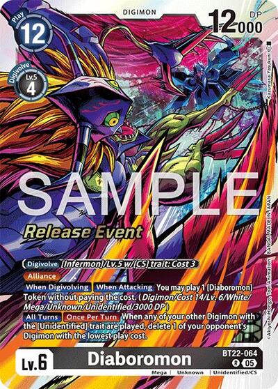 Diaboromon (Cyber Eden Release Event Cards) Near Mint