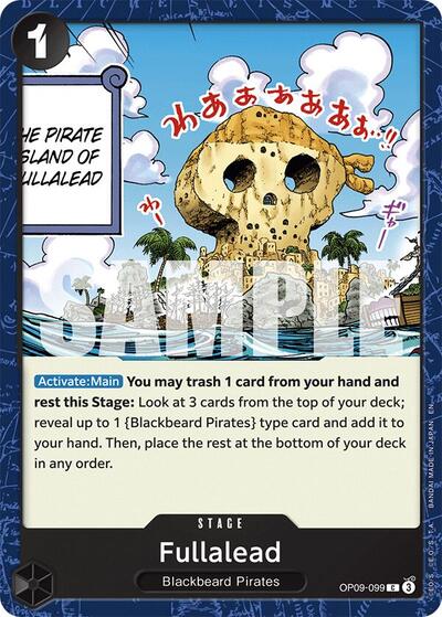 Fullalead (Reprint) (Starter Deck 27: BLACK Marshall.D.Teach) Near Mint - Nick Nack's Full Frontal Attack