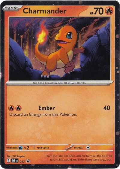 Charmander - 047 (Cosmos Holo) (SV: Scarlet & Violet Promo Cards) Near Mint Holofoil