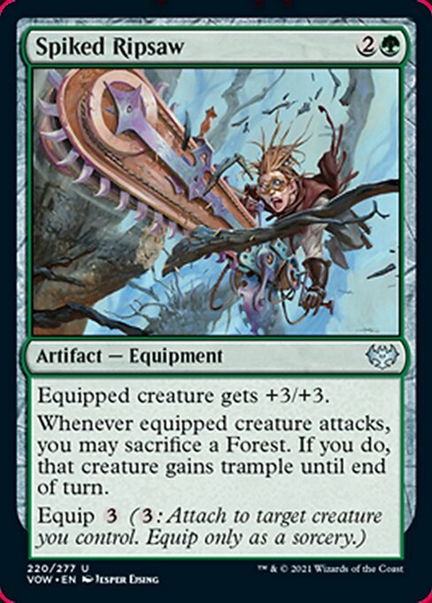 Spiked Ripsaw (Innistrad: Crimson Vow) Near Mint - Nick Nack's Full Frontal Attack