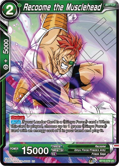 Recoome the Musclehead (Rise of the Unison Warrior) Near Mint