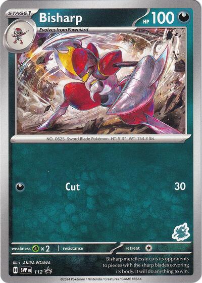 Bisharp - Darkrai Deck (Battle Academy 2024) Near Mint