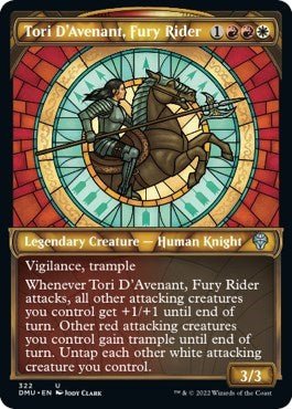 Tori D'Avenant, Fury Rider (Showcase) (Dominaria United) Near Mint - Nick Nack's Full Frontal Attack