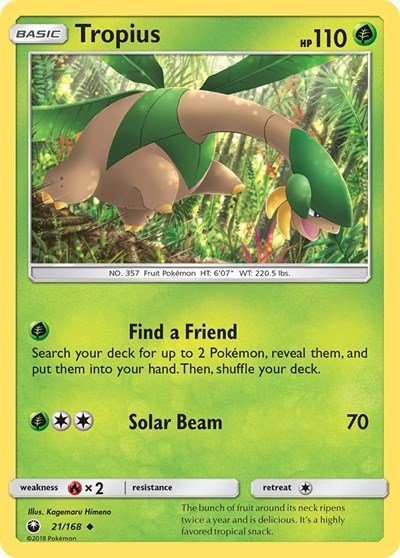 Tropius (SM - Celestial Storm) Near Mint - Nick Nack's Full Frontal Attack
