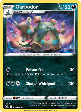 Garbodor (169/264) [Épée et bouclier : Frappe de fusion] 