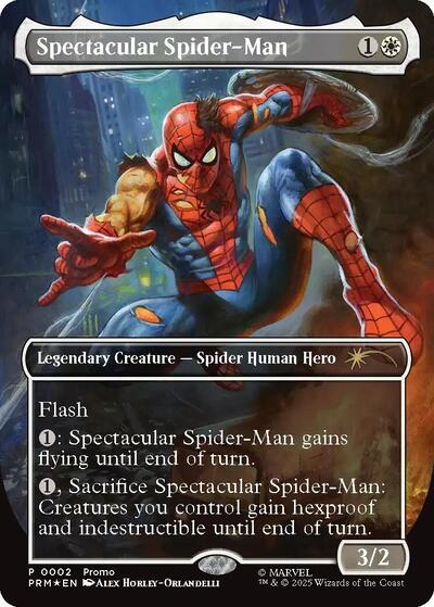 Spectacular Spider-Man (Borderless) (Promos: Media) Near Mint Foil