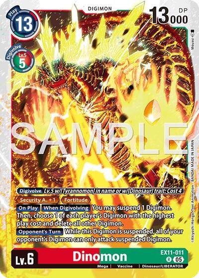 Dinomon (Dawn of Liberator) Near Mint - Nick Nack's Full Frontal Attack