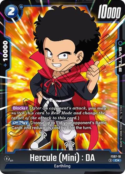 Hercule (Mini) : DA (Bonus Pack Alternate Art) (Starter Deck 7: Vegeta (Mini)) Near Mint Holofoil