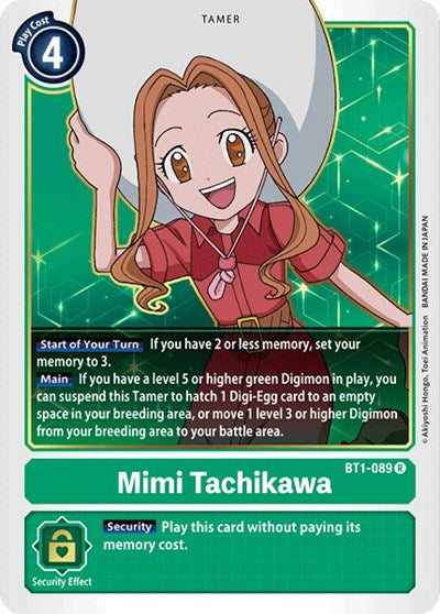 Mimi Tachikawa- BT1-089 (Release Special Booster) Near Mint