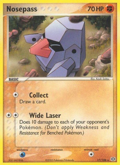 Nosepass (Emerald) Light Play - Nick Nack's Full Frontal Attack