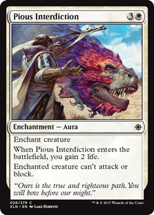 Pious Interdiction (Ixalan) Near Mint - Nick Nack's Full Frontal Attack