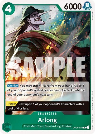 Arlong (Wings of the Captain) Near Mint Foil - Nick Nack's Full Frontal Attack