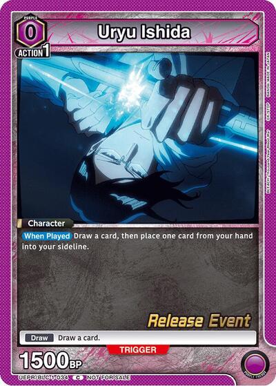 Uryu Ishida (BLEACH: Thousand-Year Blood War Release Event Cards) Near Mint - Nick Nack's Full Frontal Attack