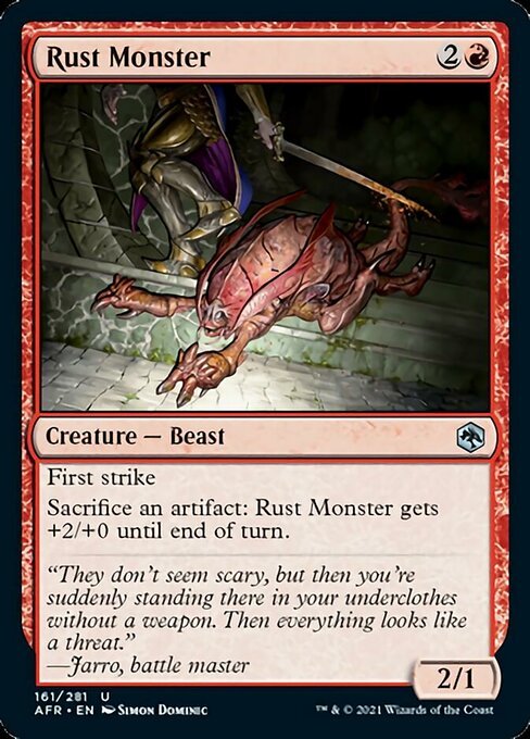 Rust Monster (Adventures in the Forgotten Realms) Near Mint - Nick Nack's Full Frontal Attack