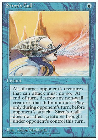 Siren's Call (4th Edition) Light Play - Nick Nack's Full Frontal Attack