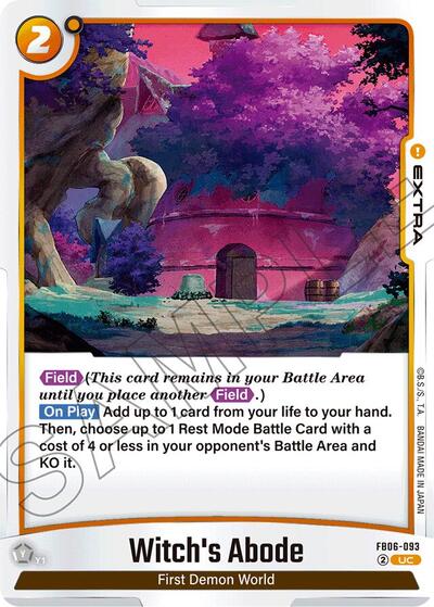 Witch's Abode (Rivals Clash) Near Mint - Nick Nack's Full Frontal Attack