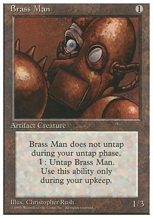 Brass Man (4th Edition) Light Play - Nick Nack's Full Frontal Attack