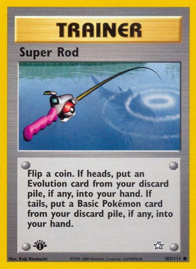 Super Rod (Neo Genesis) Light Play Unlimited - Nick Nack's Full Frontal Attack