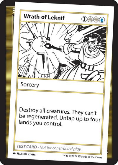 Wrath of Leknif (Mystery Booster 2 Playtest Cards) Near Mint