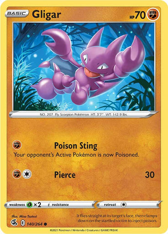 Gligar (140/264) [Épée &amp; Bouclier : Frappe de fusion] 