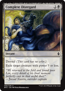 Complete Disregard (Battle for Zendikar) Near Mint - Nick Nack's Full Frontal Attack