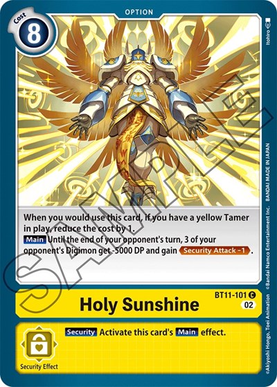 Holy Sunshine (Dimensional Phase) Near Mint