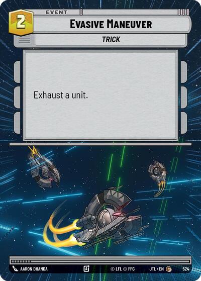 Evasive Maneuver (Hyperspace) (Jump to Lightspeed) Near Mint - Nick Nack's Full Frontal Attack
