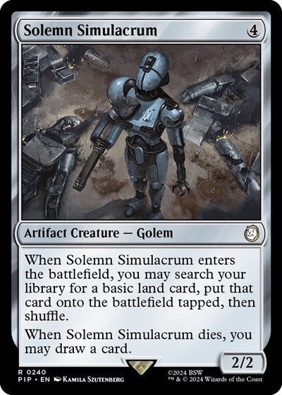 Solemn Simulacrum (Universes Beyond: Fallout) Near Mint Foil