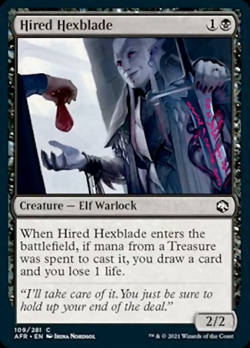 Hired Hexblade (Adventures in the Forgotten Realms) Near Mint - Nick Nack's Full Frontal Attack