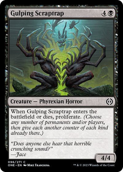 Gulping Scraptrap (Phyrexia: All Will Be One) Near Mint - Nick Nack's Full Frontal Attack