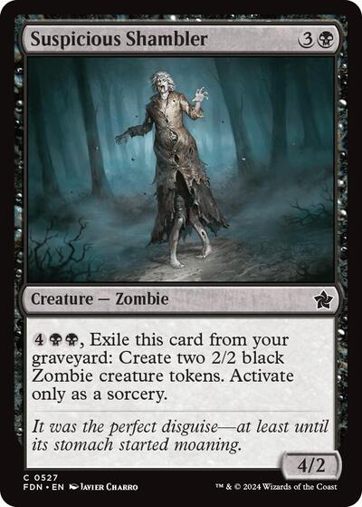 Suspicious Shambler (Foundations) Near Mint