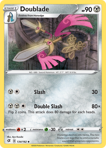 Doublade (134/192) [Sword & Shield: Rebel Clash]