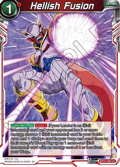Hellish Fusion (Impact Beyond Dimensions) Near Mint Foil