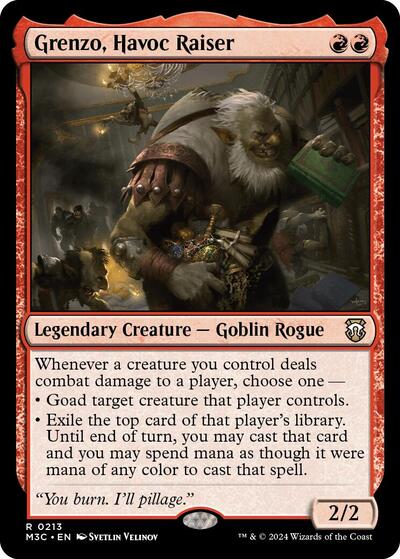 Grenzo, Havoc Raiser (Commander: Modern Horizons 3) Near Mint - Nick Nack's Full Frontal Attack