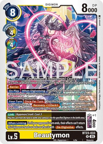Beautymon (Hackers' Slumber) Near Mint Foil