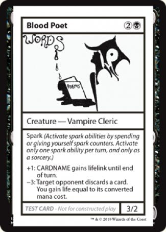 Blood Poet (Édition 2021) [Mystery Booster Playtest Cards]