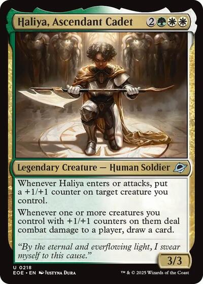 Haliya, Ascendant Cadet (Edge of Eternities) Near Mint - Nick Nack's Full Frontal Attack