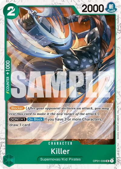 Killer (Pirate Foil) (Premium Booster - The Best - Vol. 2) Near Mint Foil - Nick Nack's Full Frontal Attack