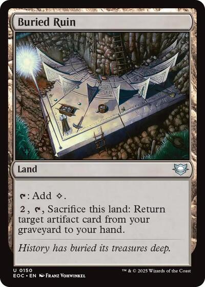 Buried Ruin (Commander: Edge of Eternities) Near Mint